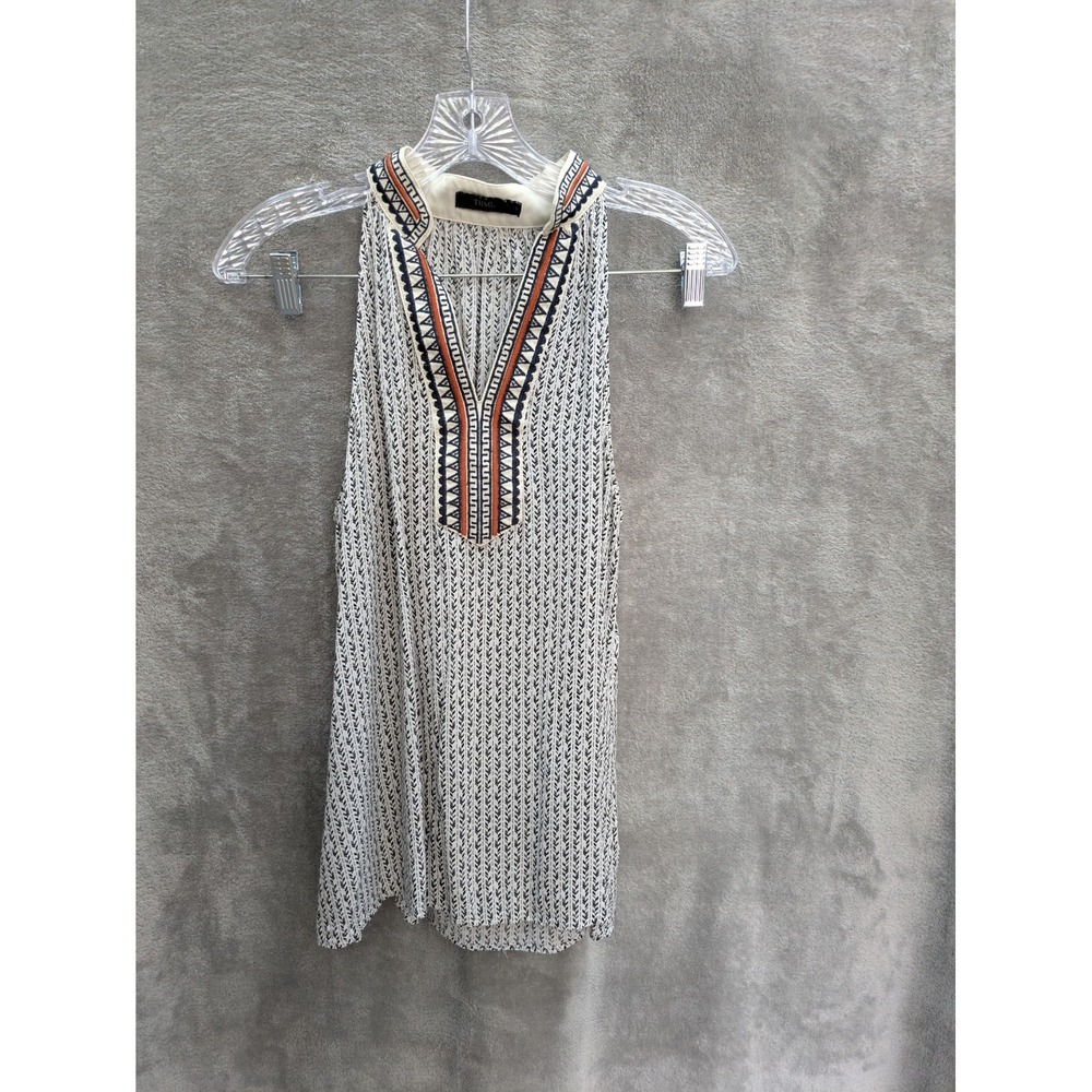 THML Top Women's Medium Bohemian‎ Casual Sleeveless Tribal Lightweight